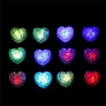 thumbnail image 4 of 12PCS Multicolor Flashing LED Heart Ice Cubes Water Activated Party Drinking Accessories Beverage Cocktails Decorations, 4 of 21