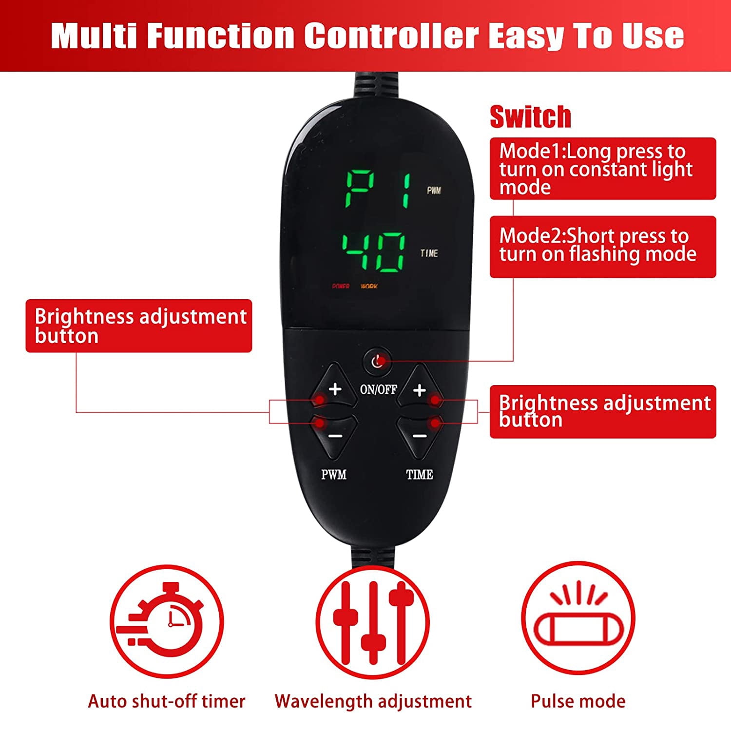 Red Light Therapy Mat for Relaxation,1260LED Red Light Therapy for Body 660nm/850nm Full Body Blanket, Adjustable Brightness and Timer, Great Gift for Elderly, Family, Fitness, Health Enthusiasts