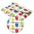 thumbnail image 3 of Langgg 9 Pcs Serviettes Hygiéniques Réutilisables Lavables Doublures de sous-Vêtements 4 Couches Serviettes Hygiéniques Étanches avec Sac de Rangement, 3 of 5