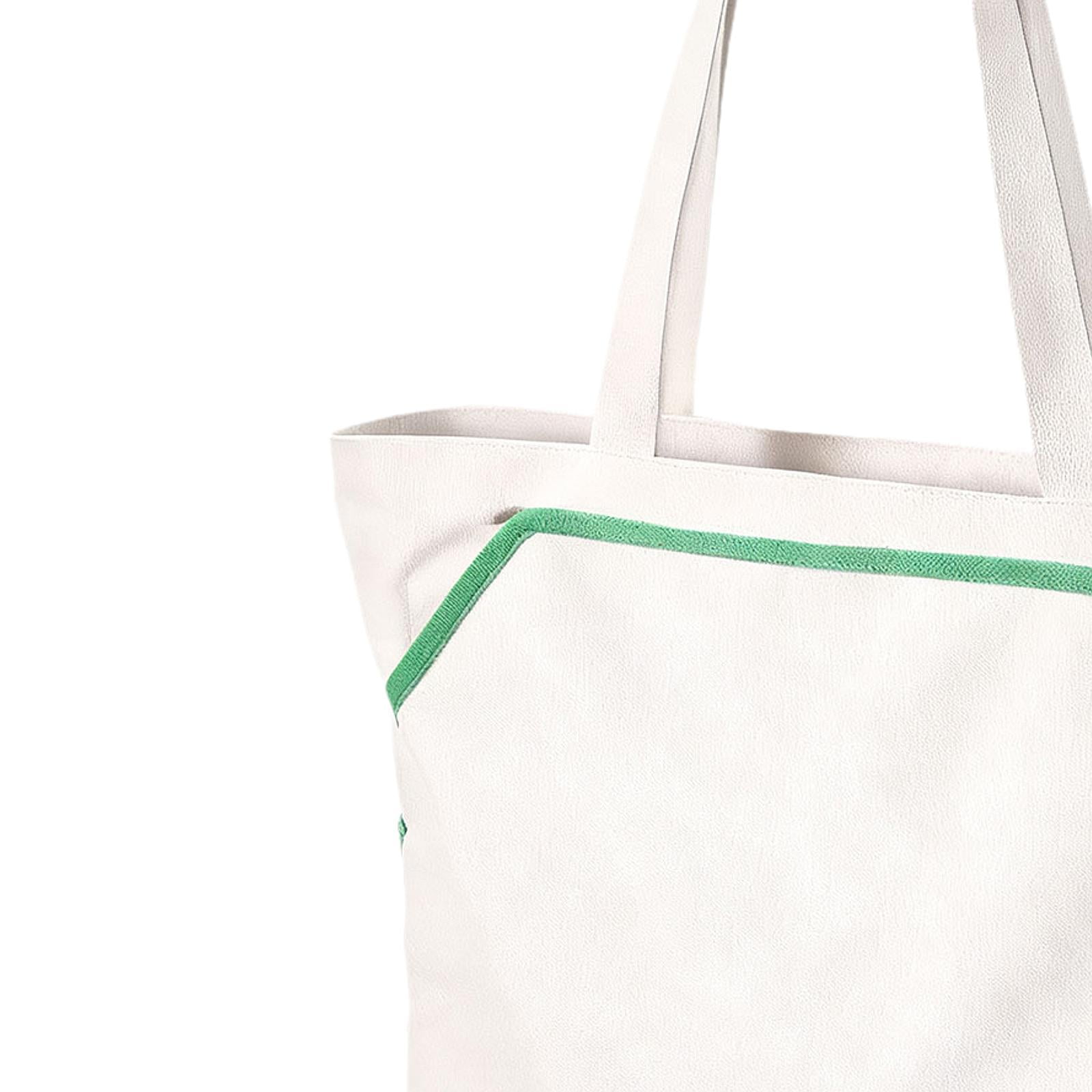 funtasica Tennis Tote Bag, Portable Gym Bag, Holds 4 Rackets, Sports Handbag Pickleball Bag for Men Women Badminton Pickleball White