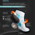 thumbnail image 6 of Compression Running Socks for Men & Women - Best Low Cut No Show Athletic Socks for Stamina Circulation & Recovery - Ultra Durable Ankle Socks for Runners, Plantar Fasciitis, Endurance & Cycling, 6 of 7