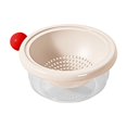 thumbnail image 1 of Food Drain Washing Bowl Fruit Vegetable Strainer Plastic Container Handle Berry Vegetable Washer Kitchen, 1 of 8