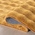 thumbnail image 5 of nuLOOM Jeni SuperiorWash Solid Faux Rabbit Machine Washable Area Rug, 2' 6" x 8', Runner, Jeni Gold, 5 of 9