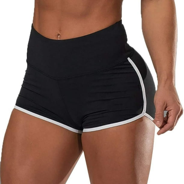 Zeus Large Size Women High Waist Hip Lifter Slim Yoga Sports Shorts Boxers  Hot Pants 