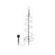 thumbnail image 1 of Luces solares para árbol de Navidad | 8 modos de iluminación con opciones de color y blanco cálido | Decoración navideña impermeable para exteriores, jardín y patio | Árbol de metal verde de 70 cm |, 1 of 7