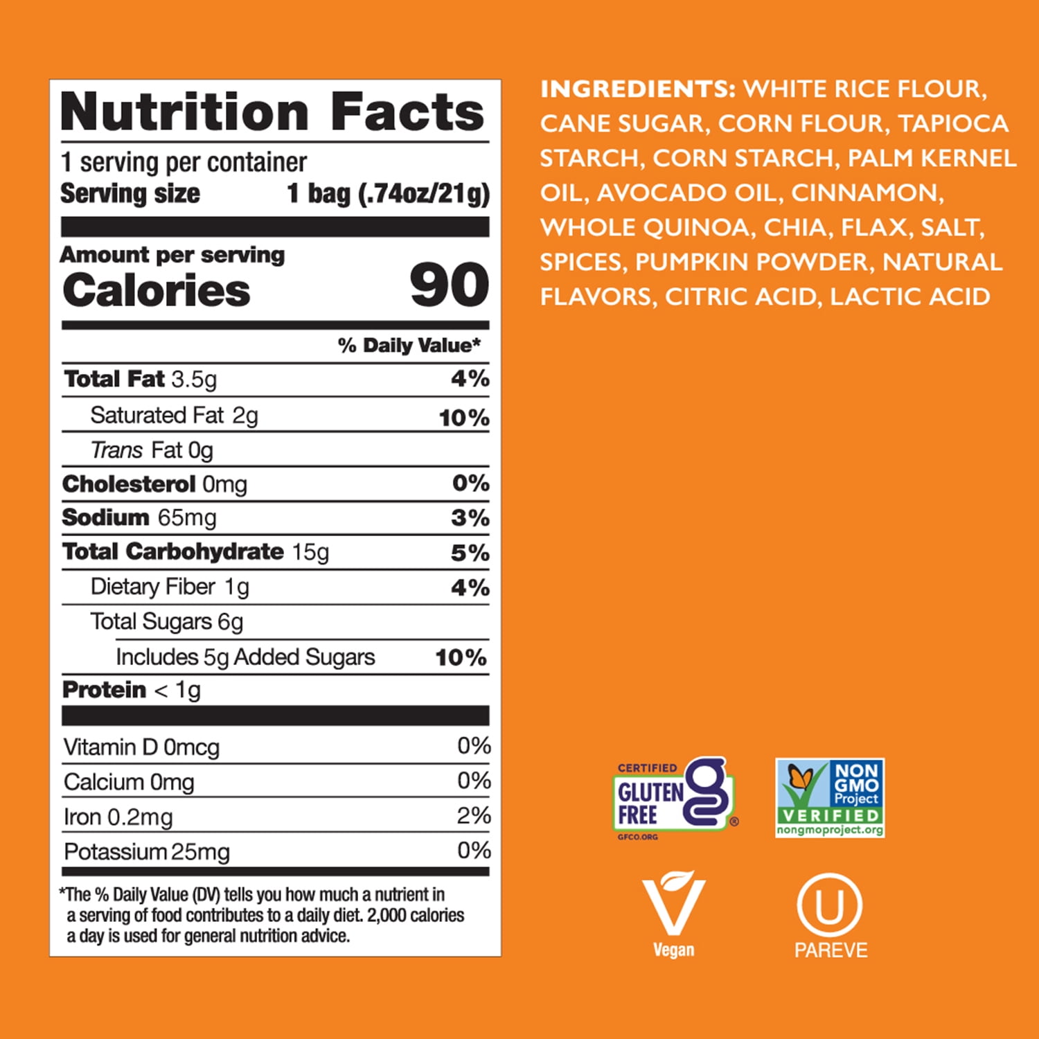 Drizzilicious Pumpkin Spice Mini Rice Cakes 0.74oz