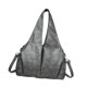 thumbnail image 2 of Bolso de hombro de piel sintética, moderno y elegante, para mujer, ideal para el trabajo y la universidad. Gris, 2 of 9