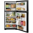 thumbnail image 2 of GTE19JTNRBB 30 inch ; Top Freezer Refrigerator with 19.1 cu. ft. Total Capacity; LED Lighting; ADA Compliant; Energy Star Certified; in Black, 2 of 5