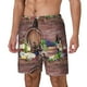 thumbnail image 1 of Balery Bottle Glass Red Wine Bañador para hombre, shorts de playa de secado rápido con entrepierna y forro de compresión-Large, 1 of 6