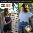 thumbnail image 2 of El juego Giant Jenga Giant acumula más de 4 pies con licencia oficial, 2 of 7