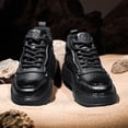 thumbnail image 6 of Four Seasons Men's Mid-Top -Lined Casual Shoes, Simple and  Versatile Sneakers, 6 of 9