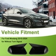 thumbnail image 2 of Reemplazo de tapa de espejo lateral izquierdo y derecho ABS en negro brillante para Ford Mustang 2015-2024, 2 of 7