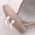 thumbnail image 4 of Bra For Women Front Buckle Underwear Full Coverage Padded Wireless Plus Size Thin Stretchable Tank Top Bra, 4 of 5