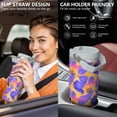 thumbnail image 5 of Modern 30oz Handheld Travel Tumbler with Handle – Double Wall Stainless Steel Insulated Cup, Flip Straw Lid, Leak-Proof & BPA-Free for Hot and Cold Drinks – Durable Coffee & Juice Mug White, 5 of 7