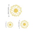 thumbnail image 2 of Resaco Decoración De Pared De Girasol De Metal, 3 Piezas, Flores, Arte De Pared De Metal, Girasoles, Decoraciones Para El Hogar, Para Baño, Sala De Estar, Cocina, Oficina En Casa (Amarillo), 2 of 5