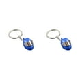 thumbnail image 1 of QualitChoice Key Rings Decoration Exquisite Purse Pendent Clasp Decor Sweet Gift Rustproof Plated Surface No Burrs -shaped Ring Blue 2Set, 1 of 6