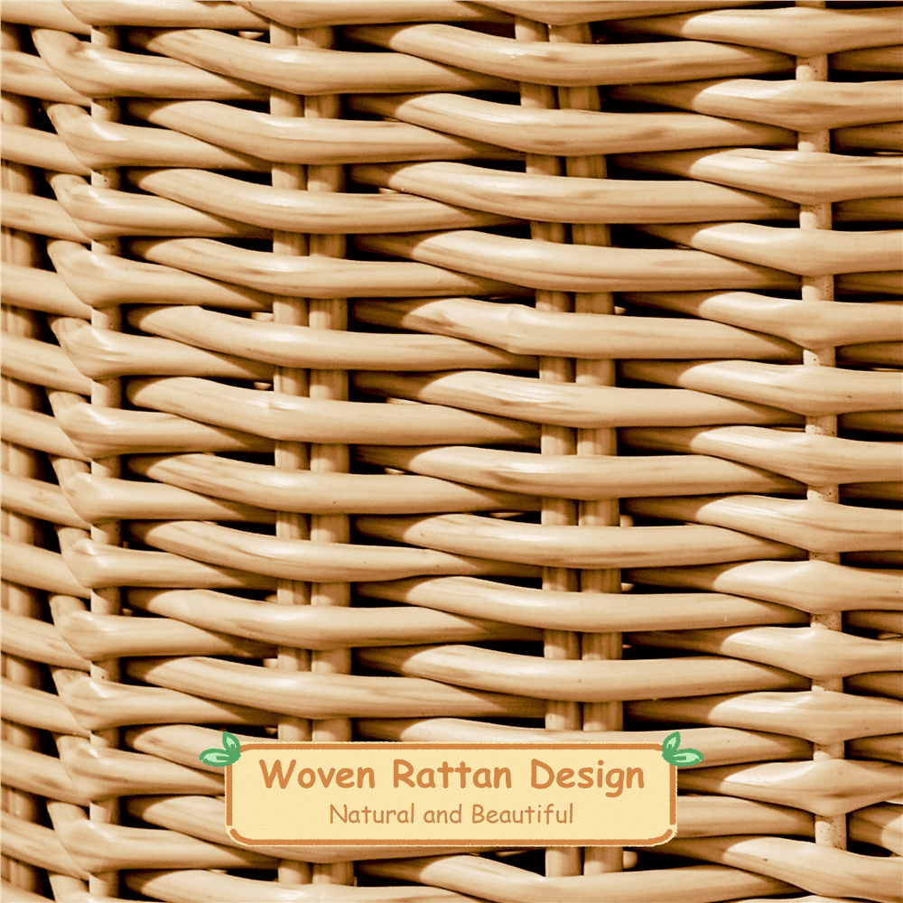 Renwick 36" Tall Rattan Cat Tree with Natural Sisal Scratching Post, Beige