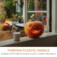 thumbnail image 3 of OUNONA 30Pcs Assorted Color Plastic Pumpkin Handle for DIY Craft Pumpkin Stem Decor, 3 of 5