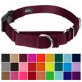 thumbnail image 2 of Country Brook Petz® Burgundy Durable Nylon Martingale with Deluxe Buckle - Made in the USA, Extra Small, 2 of 7
