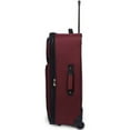 thumbnail image 6 of Protege 28 Inch Regency Soft Side Checked 2-Wheel Upright Luggage, Wine (Walmart Exclusive), 6 of 11