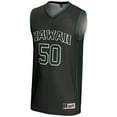 thumbnail image 2 of Unisex GameDay Greats #50 Black Hawaii Rainbow Warriors Lightweight Basketball Jersey, 2 of 4
