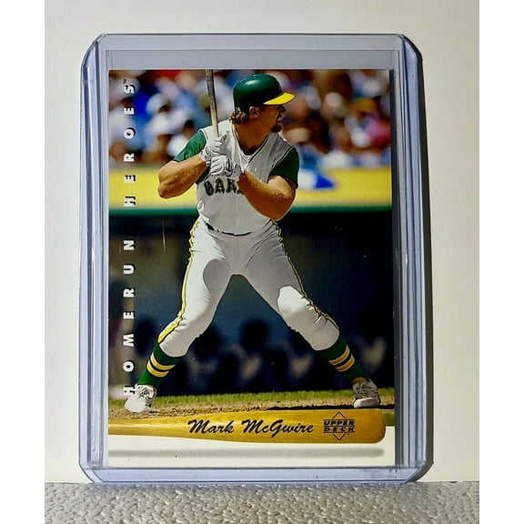 Mark McGwire 1992 Upper Deck MLB #HR2 Homerun Heroes Card Oakland Athletics