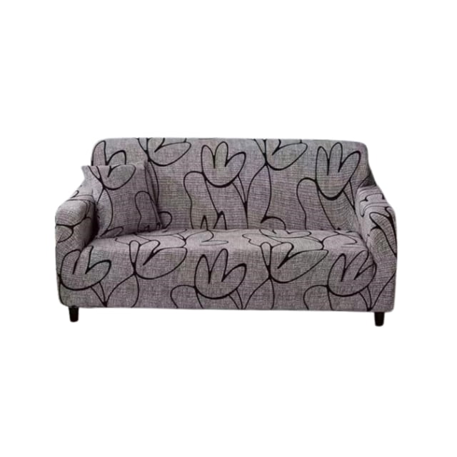 Funda de sillón elástica para 4 asientos con diseños