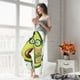 thumbnail image 5 of Fotbe Avocado with Glasses Pantalones de Pijama para Mujer, Pantalones de Dormir, Pantalones Pj con Cordón y Bolsillos-Medium, 5 of 6