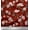 Brick Red, variant on Soimoi Black Cotton Duck Fabric Leaves & Peony Floral Printed Fabric 1 Yard 42 Inch Wide