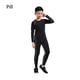 thumbnail image 3 of Capa de invierno camisa de manga larga ropa interior térmica niño niña conjunto cálido ropa de hombre para niños Fitness Long Johns Running conjuntos de ropa Negro Gris/Grueso veintiséis Sonducket AP013686-05, 3 of 6