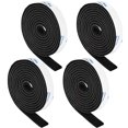 thumbnail image 1 of Cinta de fieltro PremiFix 4 rollos 1,3 cm x 1,5 m negra adhesiva, 1 of 7