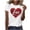 #02 White, variant on Valentine's Day T Shirts for Women Casual Girl Friend Gift Blouses Love Heart Graphic Printed Tees Short Sleeve Round Neck Tshirt Top