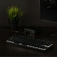 thumbnail image 4 of Plugable Performance Mechanical Gaming Keyboard - Compact Tenkeyless (TKL, 87 Keys) with Dimmable Backlit White LED Lights, Quiet Linear Red Outemu MX Switches & ABS Doubleshot Keycaps, 4 of 16