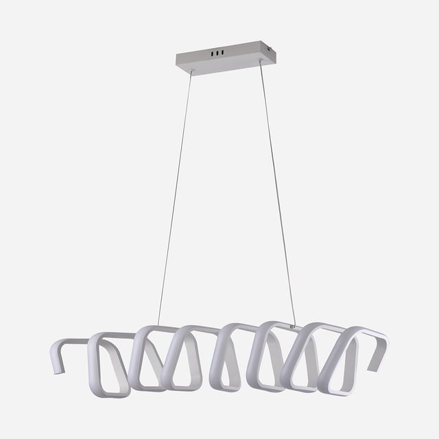 Lámpara ARIA Tipo Candil Colgante Led Plateada Luxica Lighting 6262 C