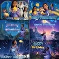 thumbnail image 2 of Fondo de deseos para fiesta de cumpleaños de la princesa Asha, suministros para pancartas, película de animación del centenario, fondo fotográfico, 2 of 5