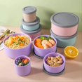 thumbnail image 5 of Silicone Food Storage Containers with Lids Leak Proof Space Saving D, 5 of 5