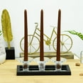 thumbnail image 4 of 12 Inch Brown Taper Candles, 4 of 8