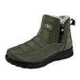 thumbnail image 2 of Winter Ankle Boots Fashionable Solid Color Lined Warm Snow Boots Comfortable Casual Footwear, 2 of 7