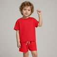 thumbnail image 2 of Gerichy Boys Summer Outfits 1-4Years Baby Boys Clothes Set Gentle T-shirt Tops+Shorts Summer Outfits, 2 of 5