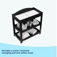 thumbnail image 6 of Graco Customizable Infant Changing Table with Changing Pad, Black, 6 of 14