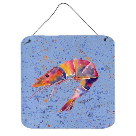 Carolines Treasures 8455DS66 Shrimp Wall or Door Hanging Prints 6HX6W multicolor
