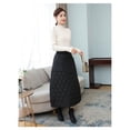 thumbnail image 1 of Moda invierno mujeres abajo s una línea de abajo con bolsillos en el tobillo de cintura alta casual maxi más tamaño grueso Macarena Falda de mujer, 1 of 8