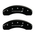 thumbnail image 2 of MGP 4 Caliper Covers Engraved Front & Rear With stripes/Dodge Black finish silver ch Fits select: 2008 DODGE RAM 1500 ST/SLT, 2007 DODGE RAM 1500 ST, 2 of 2
