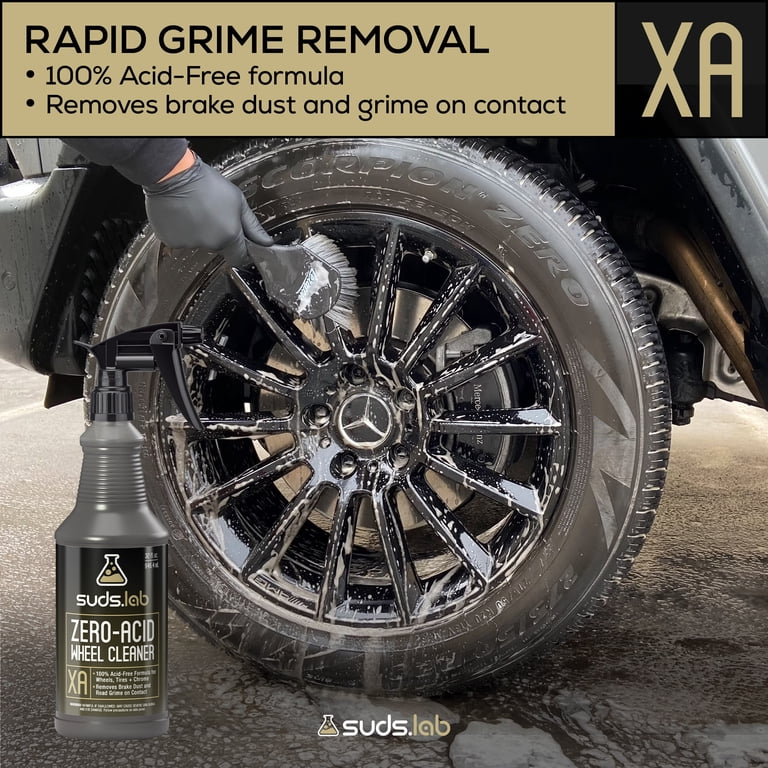 Suds Lab XA Zero-Acid Wheel Cleaner, pH Balanced Brake Dust