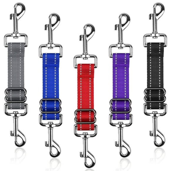 Collar ajustable con pinzas de seguridad para perros YUEPET, paquete de 5