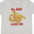 thumbnail image 4 of Inktastic My Mimi Loves Me Sloth Boys or Girls Toddler T-Shirt, 4 of 5