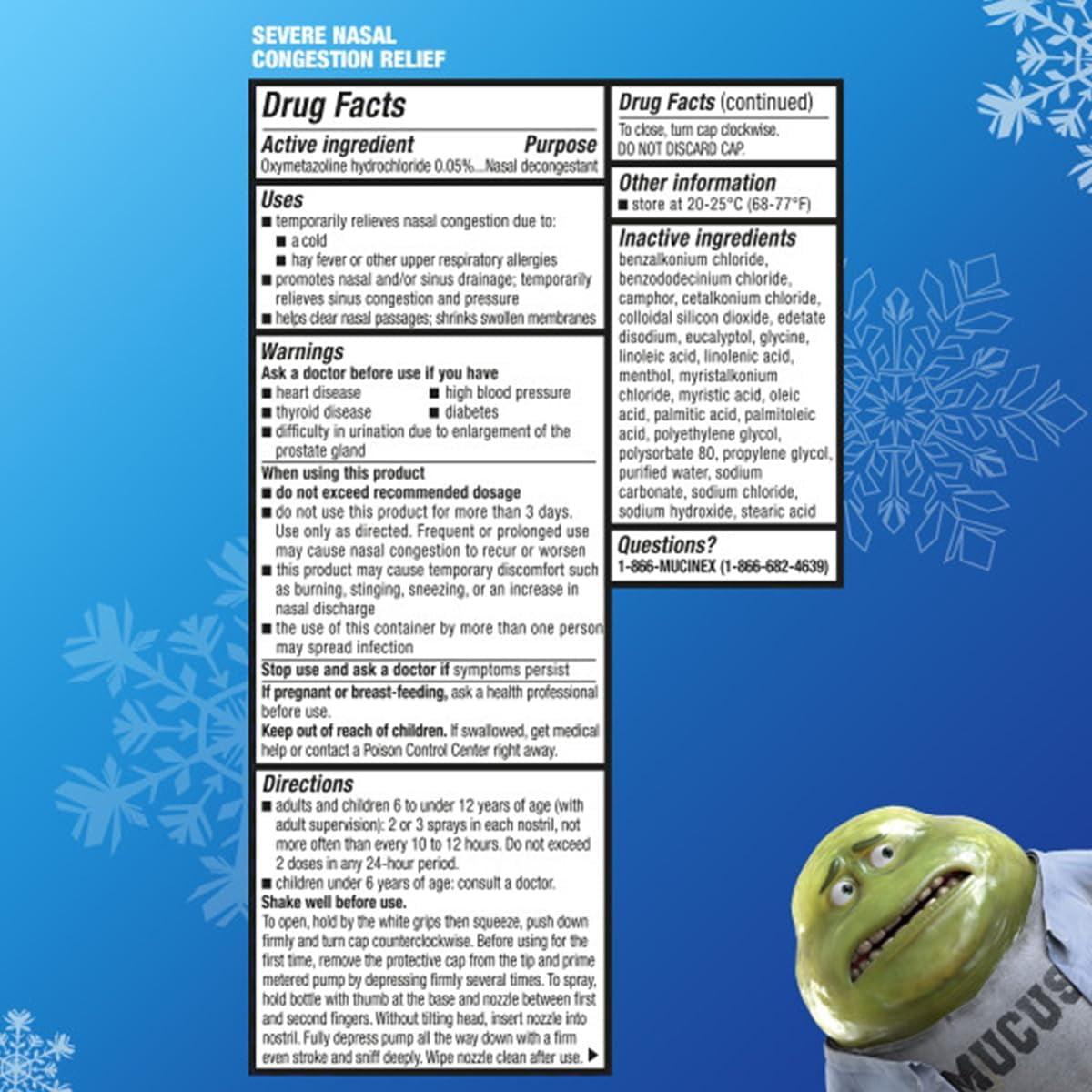 Mucinex Sinus-Max Nasal Spray Clear & Cool, 0.75 oz (Pack of 4) Packaging May Vary