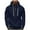 A-Navy, variant on Mens Hoodie Half Zip Fleece Hoodys Top Breathable Fleece Sweatshirt Windproof Gym Training Tops Casual Fall Lounge Wear Lightweight Combat Jacket Tactical Hoody Coat for Athletic