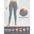 thumbnail image 6 of baleaf Womens Fleece Lined Leggings with 5 Pockets 27'' Thermal Gray S, 6 of 7