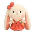thumbnail image 2 of TISHITA Jouet Rabbit Coussin Décoratif Doux Mignon Peluche Douce Poupée Coussin de Sommeil Rose 50cm, 2 of 8